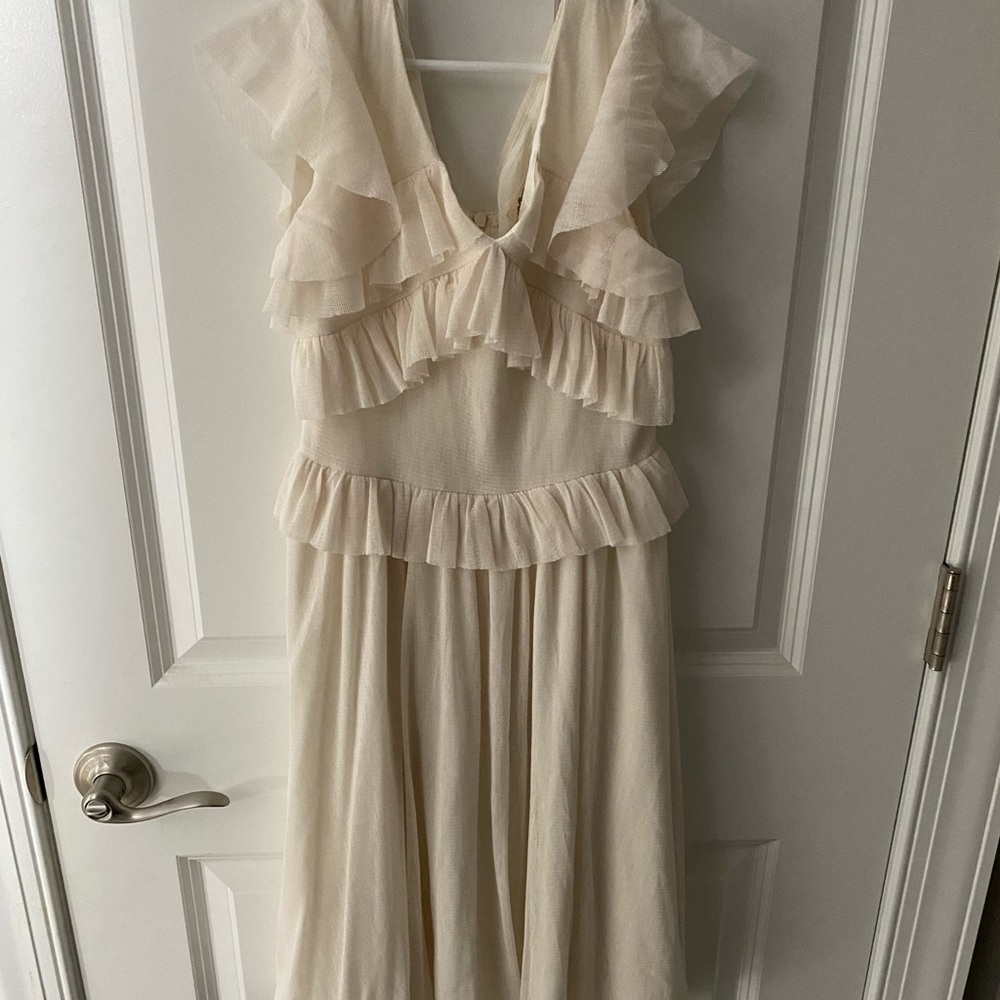 Joyfolie ivory cream dress size 10